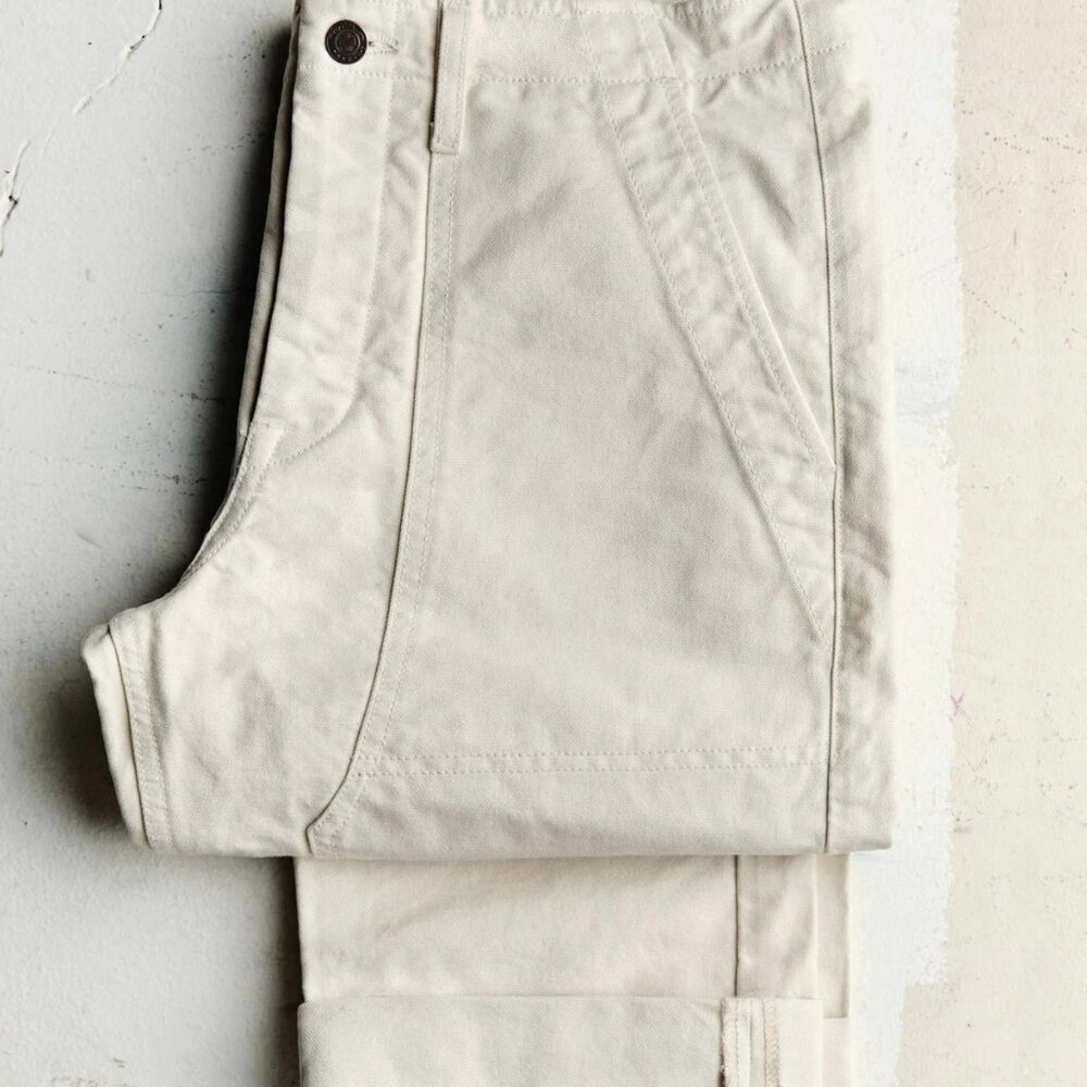 Imogene + Willie Hencye Canvas Workpant in Natural 34" x 30"